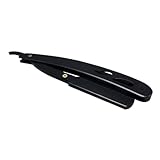 minkissy Maquinilla Afeitar Clásica de Acero Inoxidable Manual y para Barbería Profesional Portátil y Fácil de Usar para Hombres