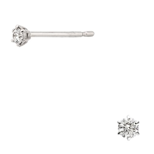 pt900 ダイヤモンド ハートパヴェピアス 0.06ct