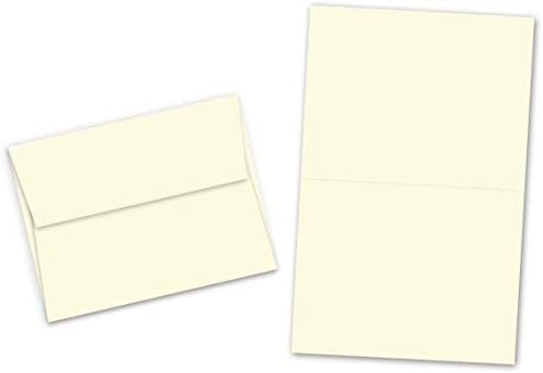 Miniatura 2 de A7-5" X 7" - Juego de tarjetas de felicitación plegables de 5 x 7 pulgadas, 50 tarjetas y sobres