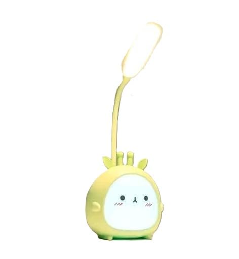 Modern LED Desk Lamp for Study Table | USB Charging Warm Light Lamp with Comfortable Eye Care Design Green 1-image-13