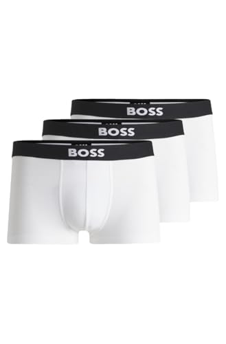 BOSS Men's 3-Pack Logo Icon Trunks