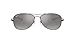 Ray-Ban Unisex RB8301 Aviator Sunglasses, Gunmetal/Polarized Grey Mirrored Silver, 59 mm