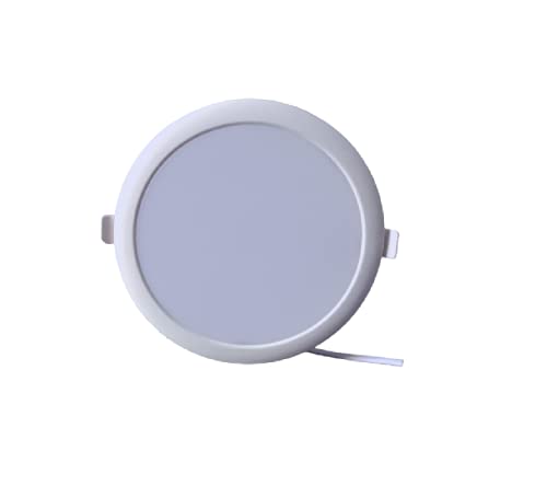 D'Mak 8 Watt Trim Less LED Round False Ceiling Panel Light with Isolated LED Driver for POP (8 Watt,Pack of 10) 1