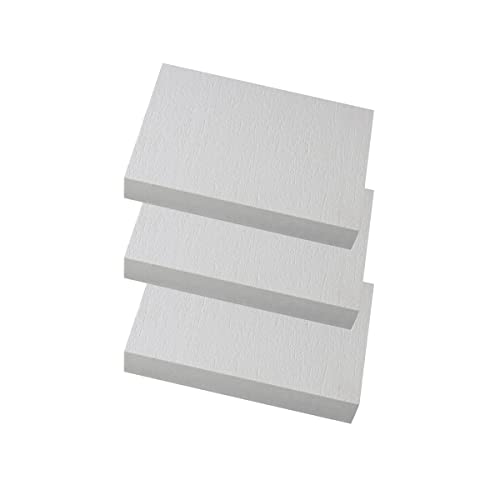 3 Stück Keramikfaser-Dämmplatten, 300 x 200 x 5 mm, feuerfest und hitzebeständig, for Pizzaöfen, Holzöfen, Brennöfen, Schmieden 3 Stück Keramikfaser-Dämmplatten, 300 x 200 x 5 mm, feuerfest und hitzebeständig, for Pizzaöfen, Holzöfen, Brennöfen, Schmieden