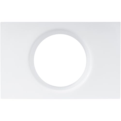 Vent Systems Ø120 mm Lüftungskanalverbinder Flansch gerade Lüftungsrohr Kunststoff Kanalverbinder Platte für Kühlung Heizung Lüftungssystem HVAC 12 cm