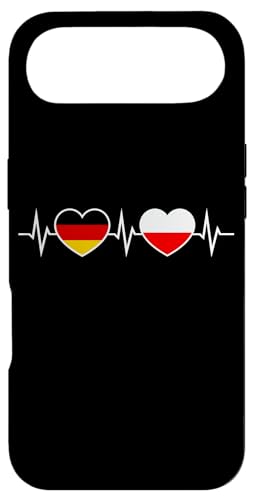 Germany And Poland Heartbeat German Pole Polish Two Hearts �X�}�z�P�[�X iPhone Air �p