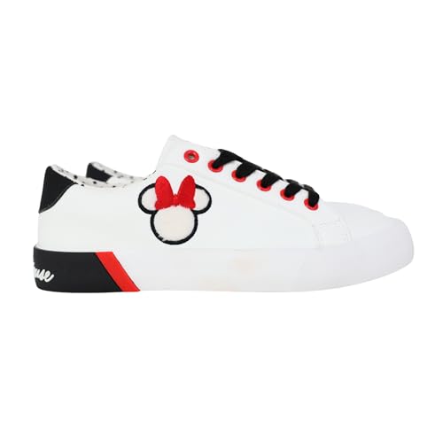 Minnie Mouse Womens Sneakers Low Court Lace Up2