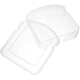 NAMOARLY Wiederverwendbare Sandwichbox aus Kunststoff mit Auslaufsicherem Deckel für Toastscheiben 1 Stück für Meal Prep und Büro