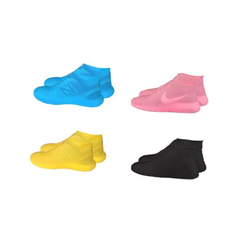 Ciieeo Latex Rain Boot Covers Overshoes for Men Walking Boot Cover Rain Shoes Accessories