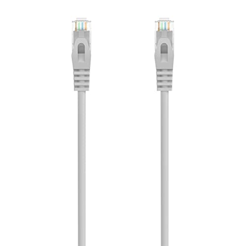 Aisens Cable de Red Latiguillo RJ45 LSZH CAT.6A 500 MHZ UTP AWG24 1.5M   Color Gris