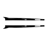 Spoiler Latéral Voiture pour BMW X6 G06 Sport 2019 + Jupe Latérale De Voiture Séparateur Diffuseur Tunning Winglet Kit Carrosserie Jupes Extension(Gloss Black)