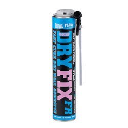 3 X Everbuild DRYFIX7 PINKGRIP DRY FIX Adhesives Plasterboard Adhesives 750ml