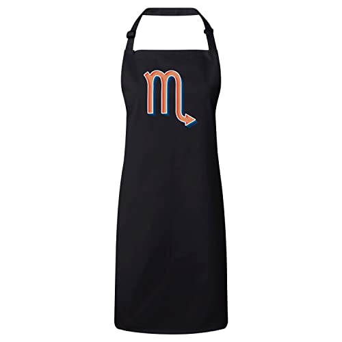 Tablier de cuisine Scorpion noir idée cadeau anniversaire zodiaque