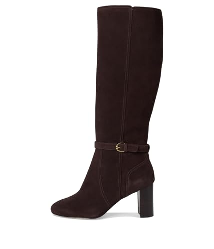 Cole Haan Cole Haan Womens Glendale Tall Boot, Dark Chocolate Suede, 9.5-B US