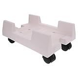 Support de tour d'ordinateur avec rangement : conception simple et pratique, stockage processeur sous ou à de votre bureau, économise de l'espace bureau, roulettes de support d'ordinateur