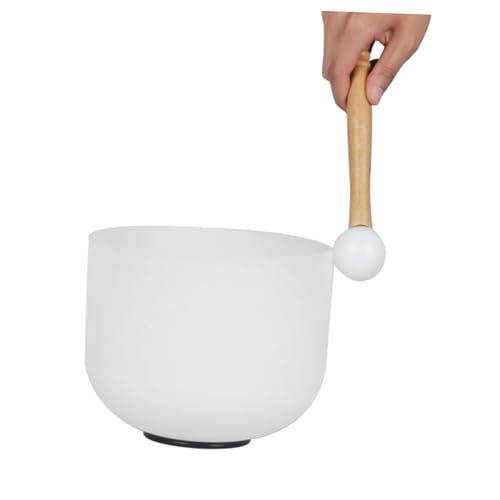 1 pieza Palo de Goma para Golpear Cuencos Cantores de Cristal Accesorio para Instrumento de Percusión para Terapia de Sonido Uso en Casa Color Amarillo miniatura 4