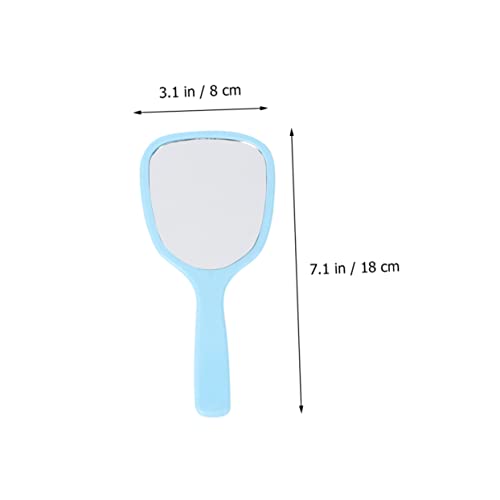 6 espejos de mano portátiles para maquillaje miniatura 4