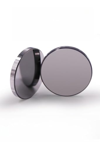 CO2 Laser Silicone Reflector Mirror, Dielectric-Coated High-Reflection Optics for Engraving & Cutting Machines, Fast Heat Dissipation Laser Path Accessory (ç›´å¾„25mm)