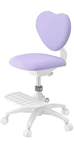 3/16まで　ITOKI 学習椅子　紫色 Amazon | イトーキ 学習椅子 ハートチェア KS3-4 パープル【 スライド