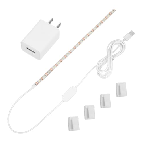 Tira LED USB 50cm con atenuador táctil blanco puro miniatura 1
