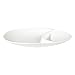Produktbild Asa Selection 1936013 Oil & Bread Teller - Öl und Brot Teller - oval, unterteilt, Porzellan Ø 11 cm