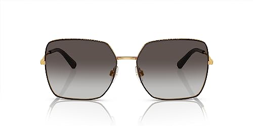 Dolce & Gabbana DG2242-13348G Sunglasses Black Gold/Grey Gradient 57mm4