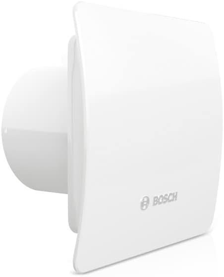 Bosch Wentylator łazienkowy 1500 W - do wentylacji łazienki i toalety przed wilgocią i pleśnią - z włącznikiem światła - średnica 100 mm