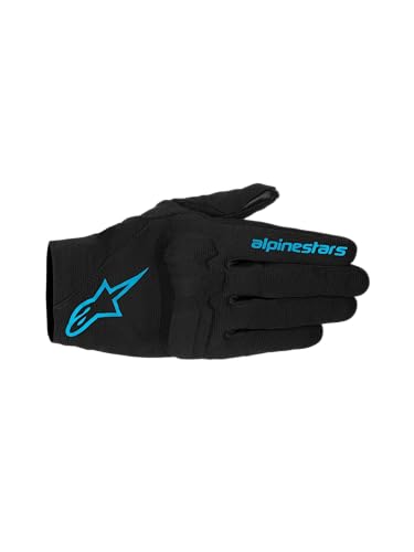 Alpinestars Reef V2 Damen Motorrad Handschuhe, schwarz/blau, L