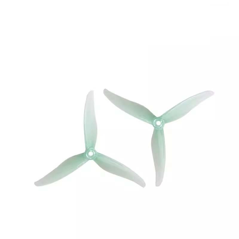 Hélice 5.1 pouces tripale verte pour quadricoptère de course RC FPV 5131.0