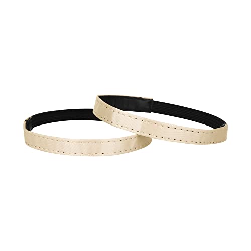 Sangles de cheville élastiques satin Allegra K pour soirée et mariage
