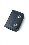 Leather Card Wallet for Men and Women Card Holder Zipper Extra External Capsule Multifunction Fashion Small Size (black4)