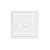 Carlton Marquette 36" x 36" Double-Threshold Shower Pan Base with Center Drain in Glossy White