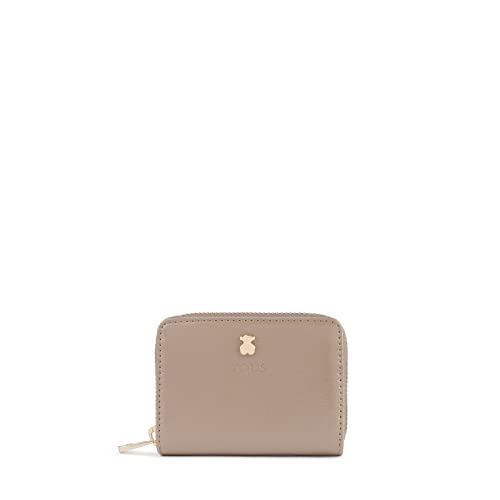 TOUS 2001144947, Monedero Dorp Topo Mediano Mujer, Sintético, Taupe, Talla Única