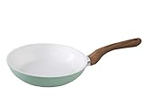 titan keramik pfanne test Bratpfanne mit 24 cm Ø, Ideal zum scharfen (An-)Braten und Kochen von Gemüse, Fleisch und Fisch, Mit hohem Rand auch für größere Mengen geeignet