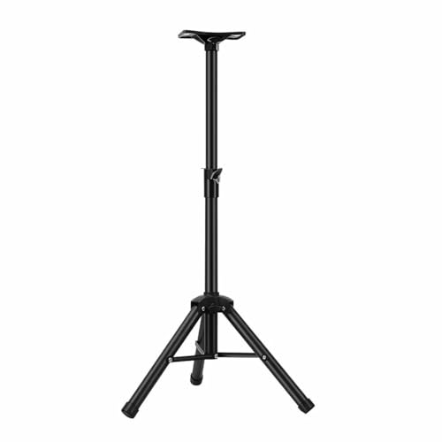 Image of KH DJ PA Speaker Stand Heavy Duty Tripod Studio Monitor Stand with Adjustable Height | Universal Mount for Speakers | Stable & Portable | Ideal for PA Systems, DJs, Events, Stage, Studio