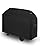 VEVOR Grill Cover, 63 inch BBQ Covers for Outdoor Grills, Waterproof, Fade Resistant, Weather Resistant Heavy Duty 600D Polyester, Easy On/Off, with Hook-and-Loop Straps, Black