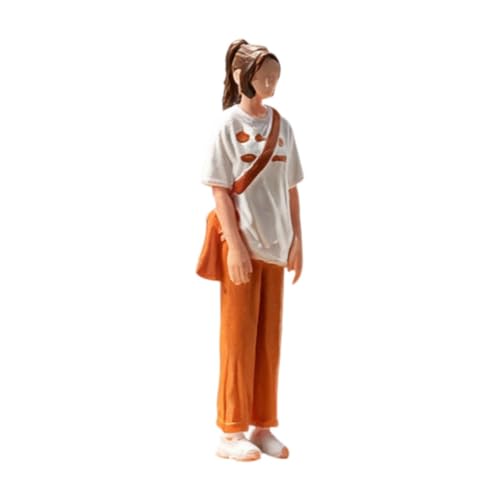 MagiDeal Figurine femme à l'échelle 1/64, modèle réduit, cadeau, décoration pour table sable, projets bricolage, accessoire collection pour