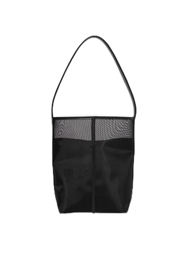 [ユナイテッドアローズ グリーンレーベル リラクシング] EMMEL REFINES＞EM 1ショルダー シアーバケツ トートバッグ 66326000009 0900 BLACK(09) FREE