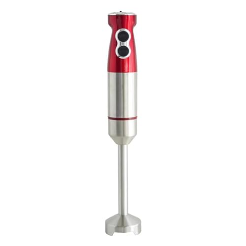 Batidora De Mano De 1000 W, Procesador De Alimentos De Acero Inoxidable, Con Cabezal Mezclador Desmontable Y Velocidad Ajustable, Ideal Para Batidos, Emulsionar Y Hacer Jabón