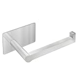 [ÁMBITO DE APLICACIÓN]: Auxmir portarrollos baño adhesivo puede adherirse a las superficies limpias y lisas fácilmente, como azulejos, vidrio, acero inoxidable, mármol, por lo tanto, adecuado para el baño, aseo, dormitorio, sala de estar, cocina y oficina.