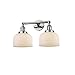 Innovations 208-PN-G71-LED 2 Light Vintage Dimmable LED Bathroom Fixture, Polished Nickel