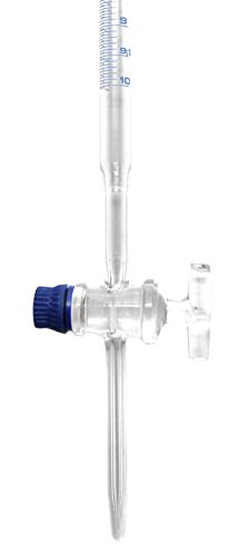 Burette, 50Ml - Class B, Din Iso 385, Borosilicate Glass With Glass Key Stopcock, 0.10Ml Graduations - Eisco Labs #TOP8