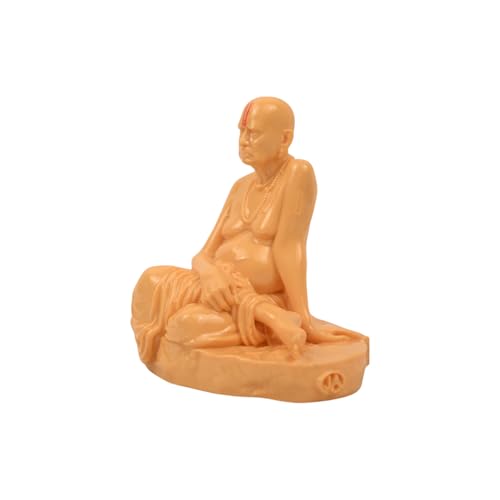 Image of KariGhar Swami Samarth Idol Perfect for Car Dashboard and House Warming 2.5 inch