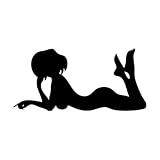 Adesivo da parete Sexy Woman Vinyl Art Fitness Body Building Adesivo da parete Sexy Girl per la decorazione della casa e della camera da letto Accessori Extra Large - 67x145cm