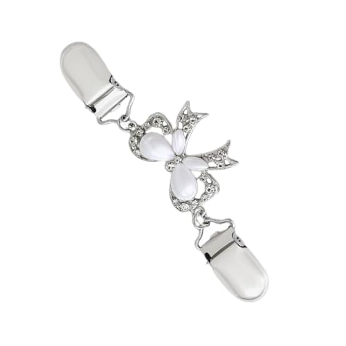 Clip de sujeción, estilo broche de retro con cierre seguro para ataduras de vestido, sujetadores para cárdigan, suéter y chal, para camisas, chalecos, pantalones, manga y abrigos, Se référer
