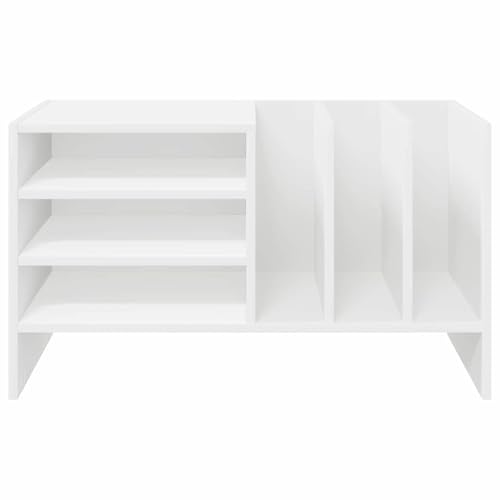 Meuble de Rangement LP Blanc pour Protéger vos Disques de la Poussière - 6