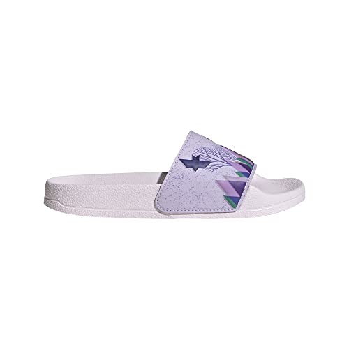 Adidas Adilette Shower Frozen K Slides, Purple Tint Light Purple Almost...