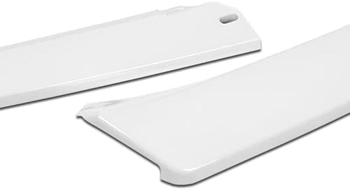 3 Pieces Front Bumper Lip Spoiler Splitter Side Body Kit Trim Protection Compatible with 2016-2019 Volkswagen Passat, 2017 2018 (Painted White)