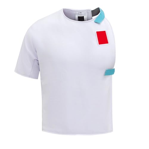WANGCEPLSD Esgrima Chaleco Ligero, Equipo de Esgrima Unisex de 450 N, Resistente Al Desgarro, Excelente Protección, Cierre Adhesivo, para Mano Derecha(46)
