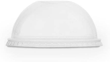 Vegware - C96D-OH - 9-24 oz Dome PLA Cold Cup Lid